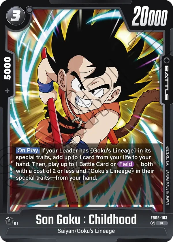 Son Goku : Childhood