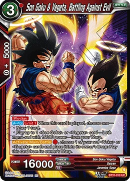 Son Goku & Vegeta, Battling Against Evil
