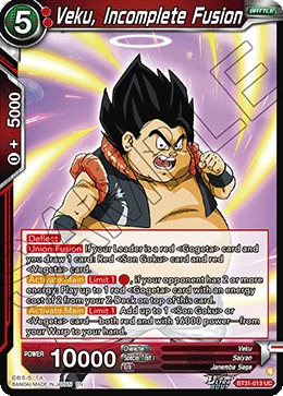 Veku, Incomplete Fusion