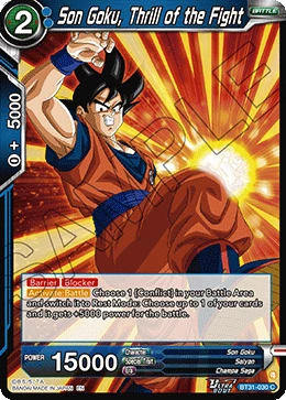 Son Goku, Thrill of the Fight