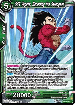 SS4 Vegeta, Becoming the Strongest