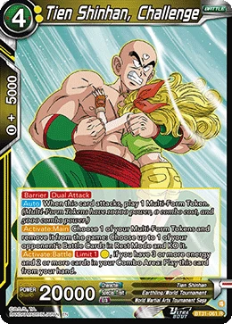 Tien Shinhan, Challenge