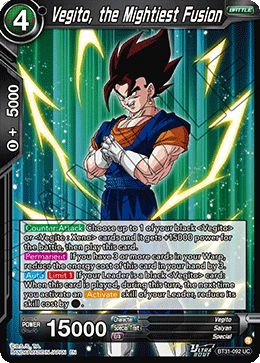 Vegito, the Mightiest Fusion