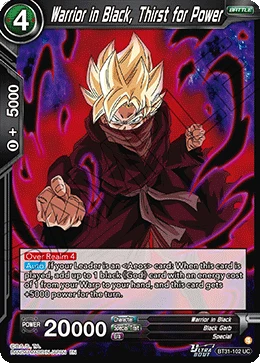 Warrior in Black, Thirst for Power