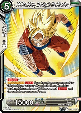 SS Son Goku, Training in the Chamber