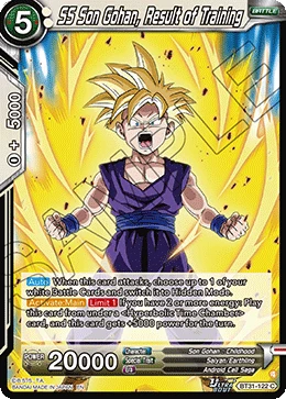 SS Son Gohan, Result of Training