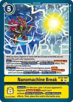 Nanomachine Break