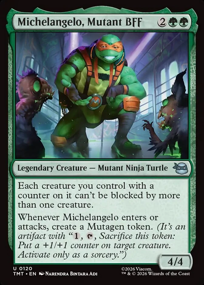 Michelangelo, Mutant BFF
