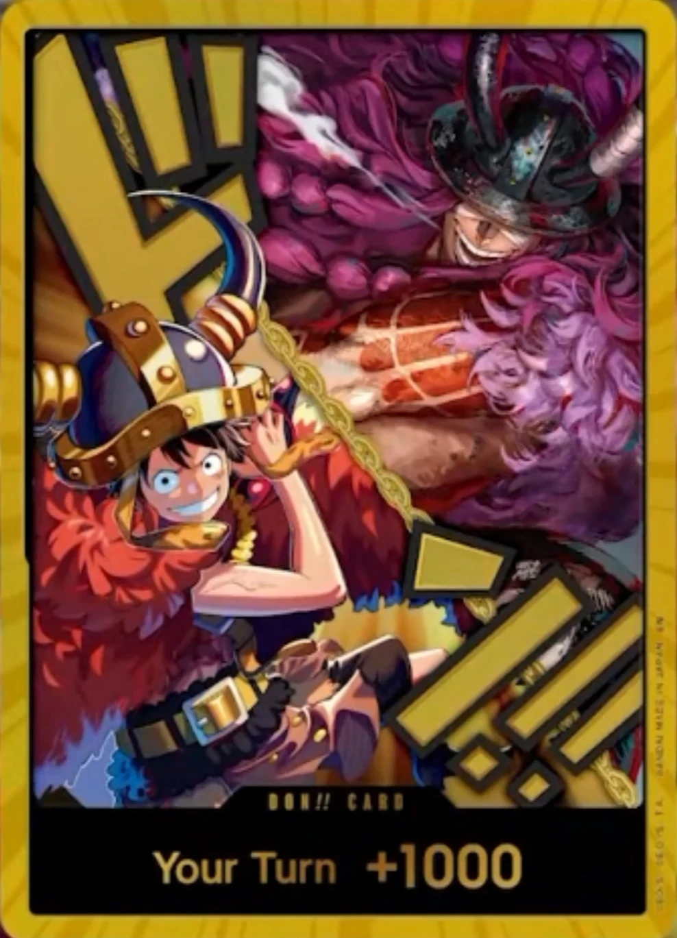 DON!! Card (Alternate Art) (Luffy and Loki)