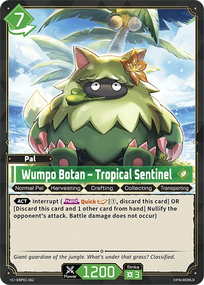 Wumpo Botan – Tropical Sentinel