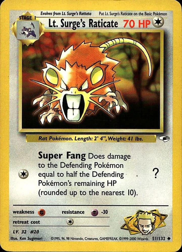 Lt. Surge's Raticate