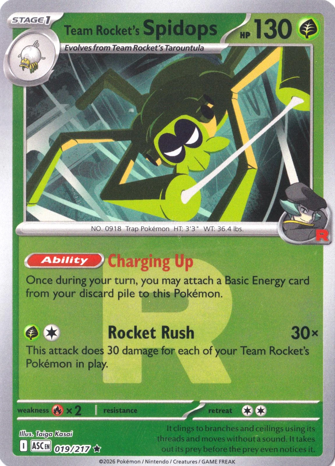 Team Rocket's Spidops