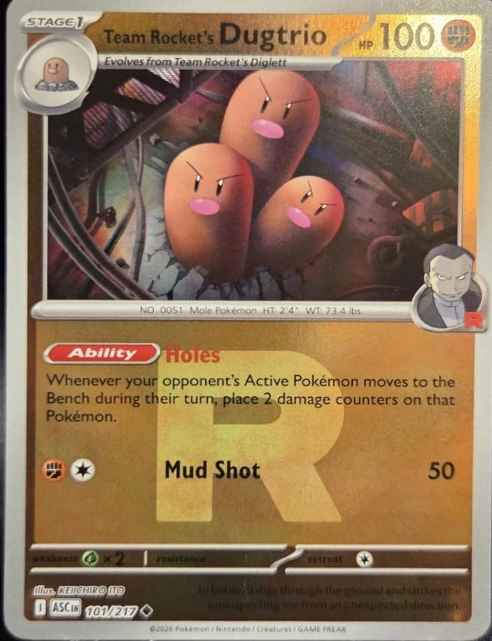 Team Rocket's Dugtrio