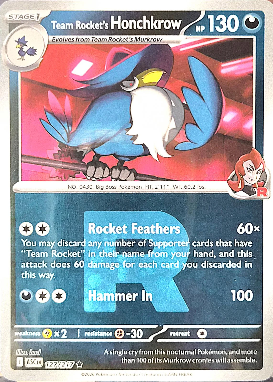 Team Rocket's Honchkrow