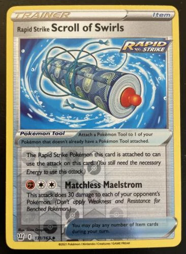 Rapid Strike Scroll of Swirls