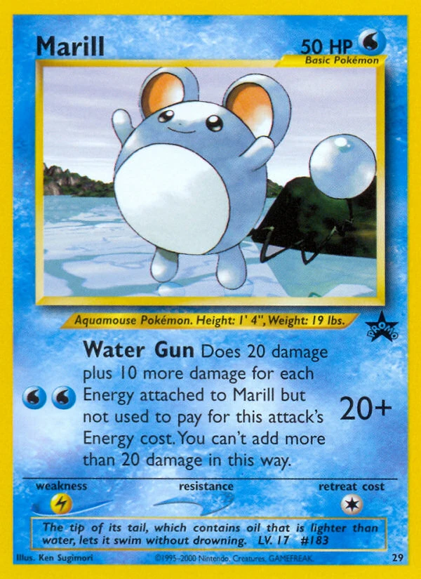 Pokémon TCG - Wizards Black Star Promos (BASEP) - Marill #29 [NM]
