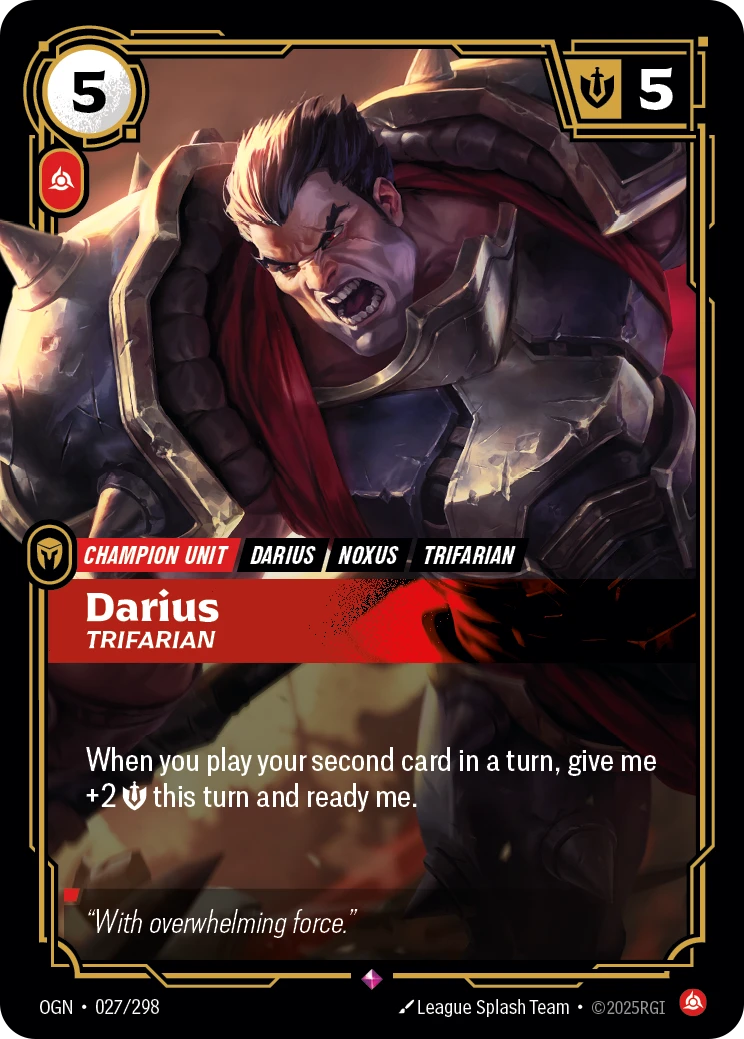 Darius, Trifarian
