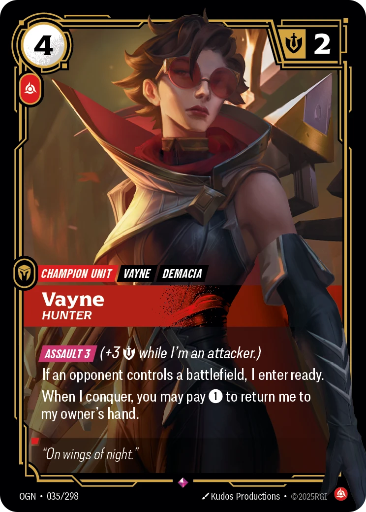 Vayne, Hunter
