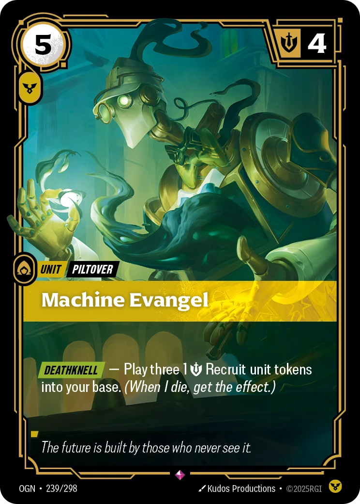 Machine Evangel