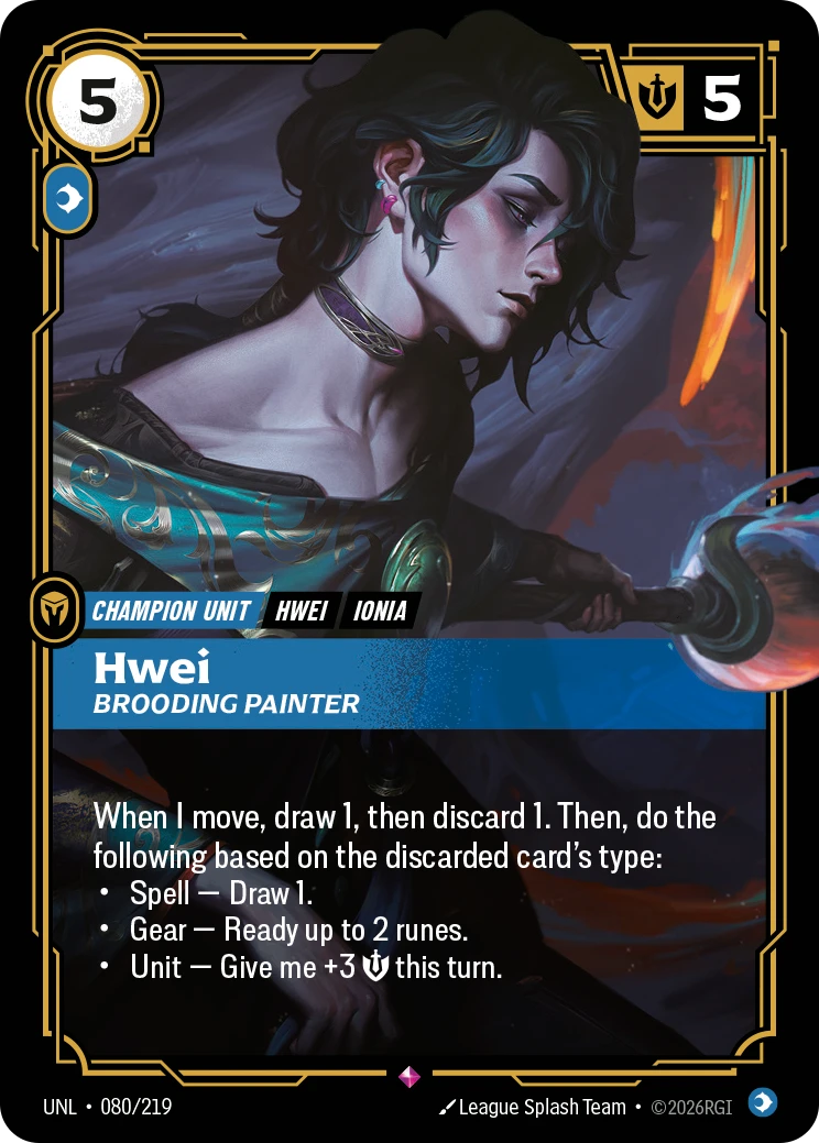 Hwei, Brooding Painter