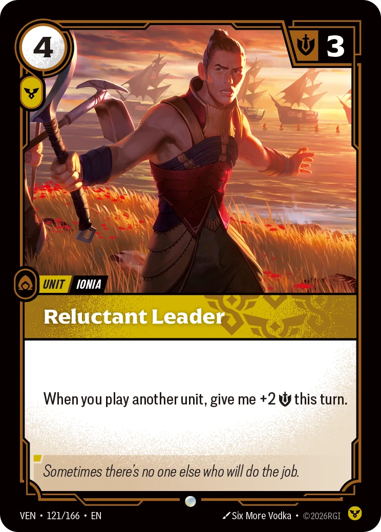 Reluctant Leader
