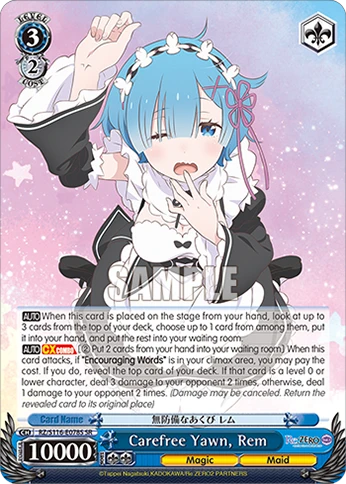 Carefree Yawn, Rem