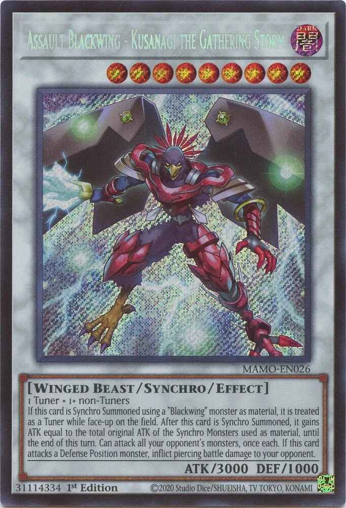Assault Blackwing - Kusanagi the Gathering Storm