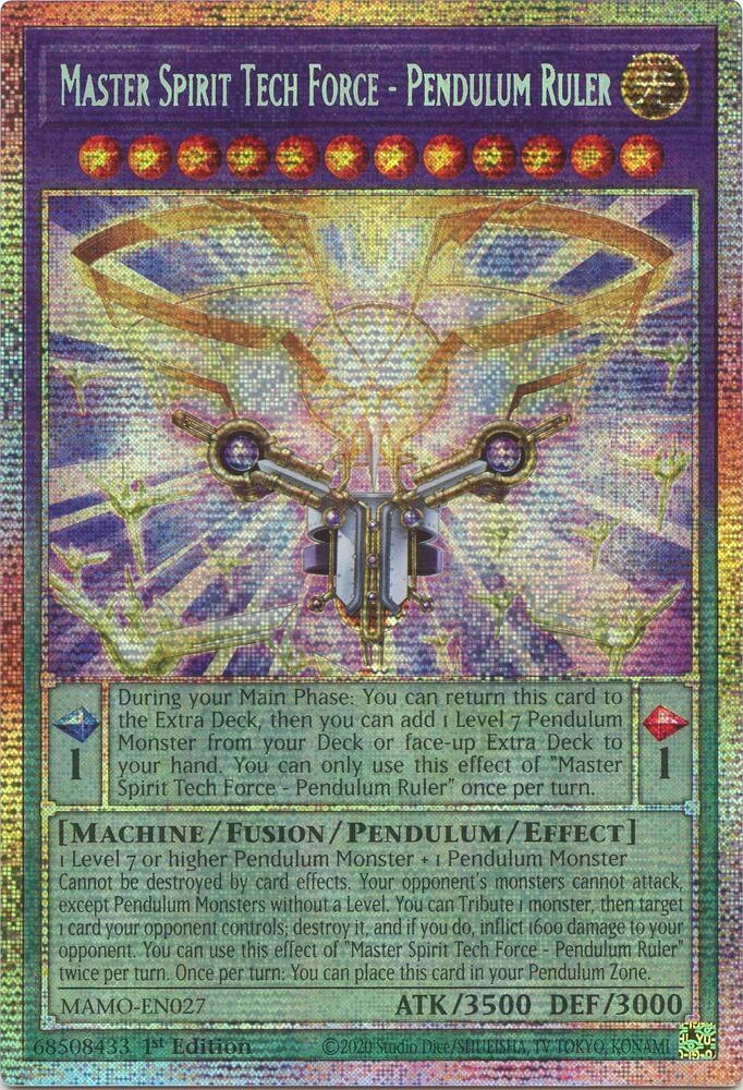 Master Spirit Tech Force - Pendulum Ruler