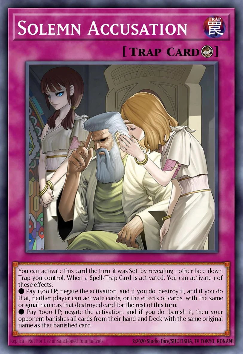Yu-Gi-Oh! - Blazing Dominion (BLZD) - Solemn Accusation #EN079 [NM]