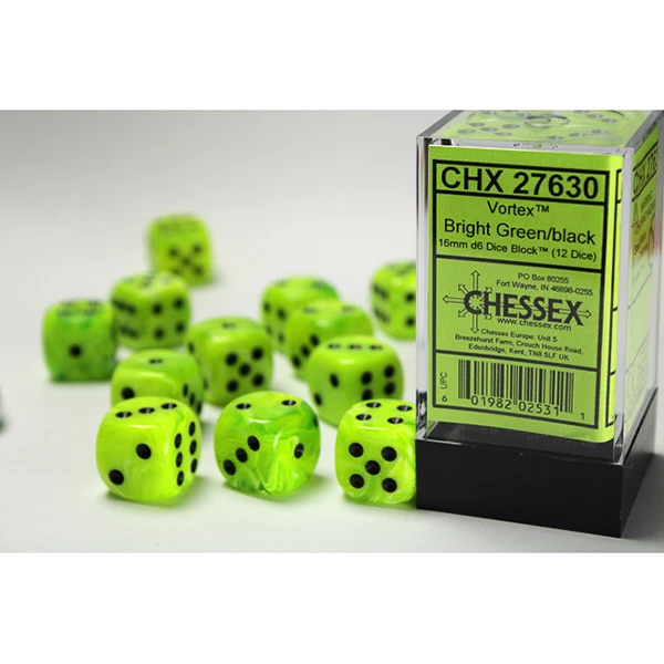 16mm 12d6 Vortex: Brt Green/Black
