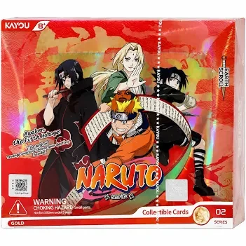 Naruto Collectible Cards: Smriti- Earth Scroll- Foil Pack Display- 002A (20 packs)