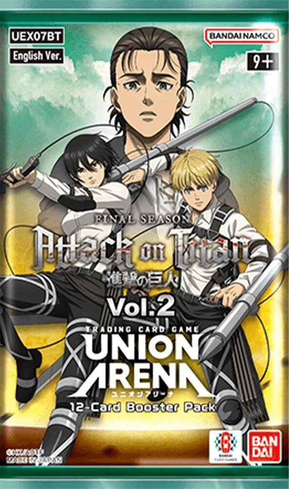 Union Arena Attack On Titan Volume 2 Booster Pack