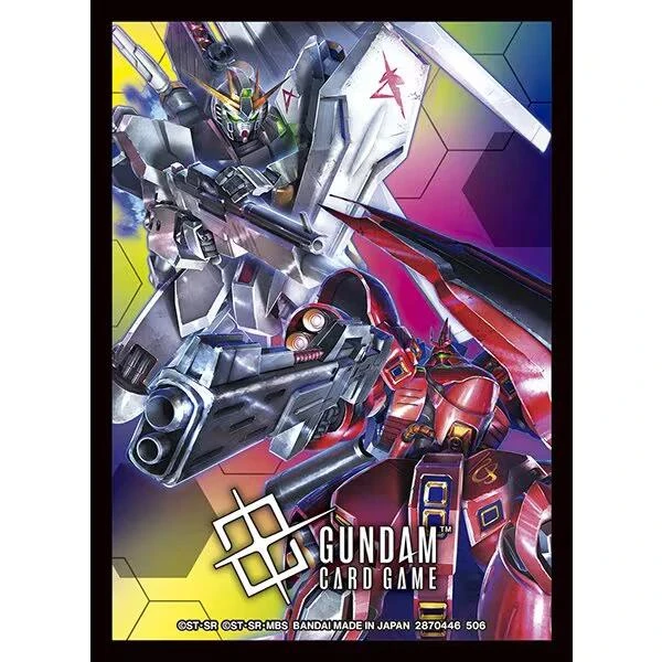 Gundam Card Sleeves: Nu Gundam V.S. Sazabi