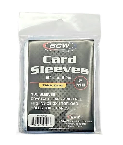 BCW: Thick Card Sleeves (100 Count)