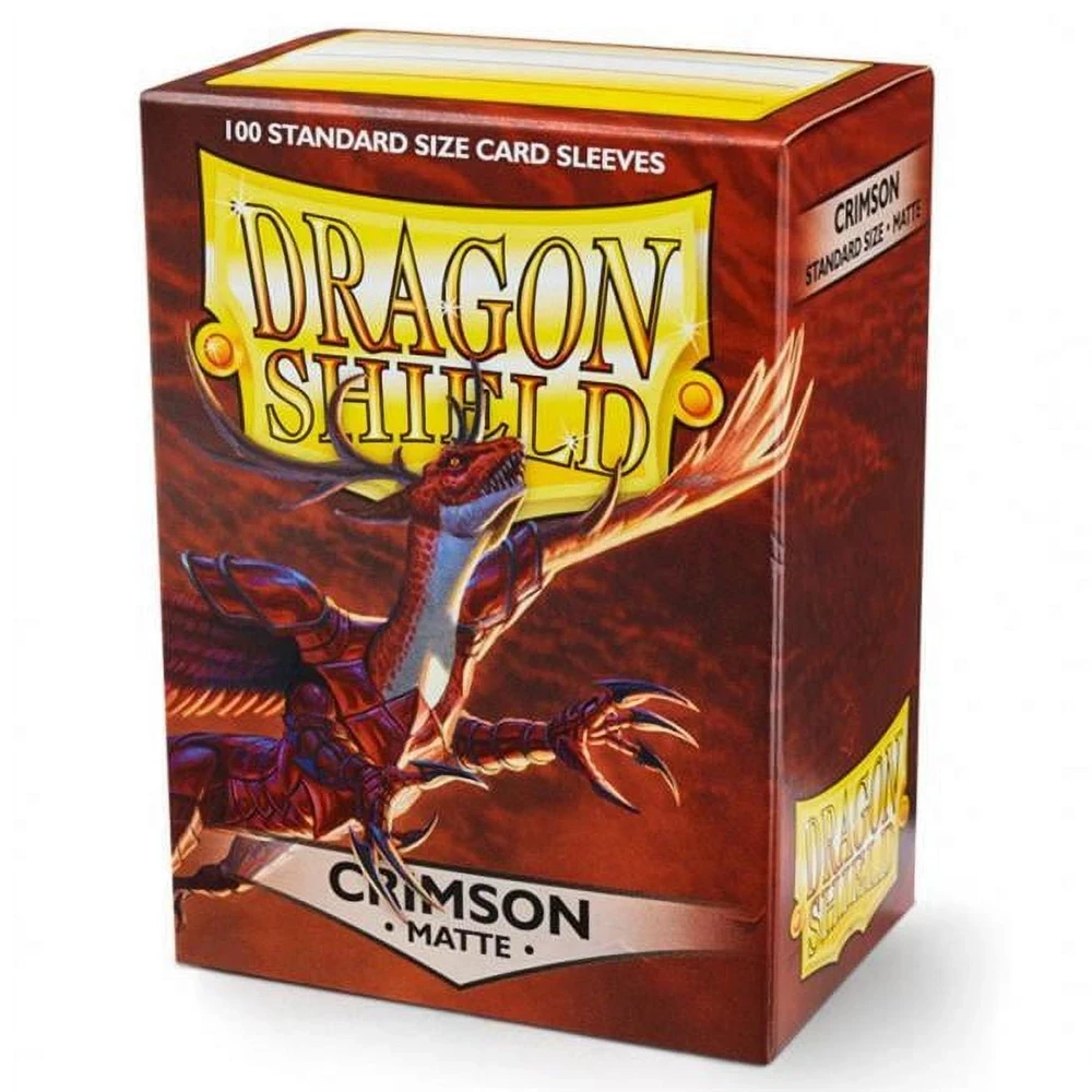 Dragon Shield Sleeves: Standard Matte Crimson (100 ct.)