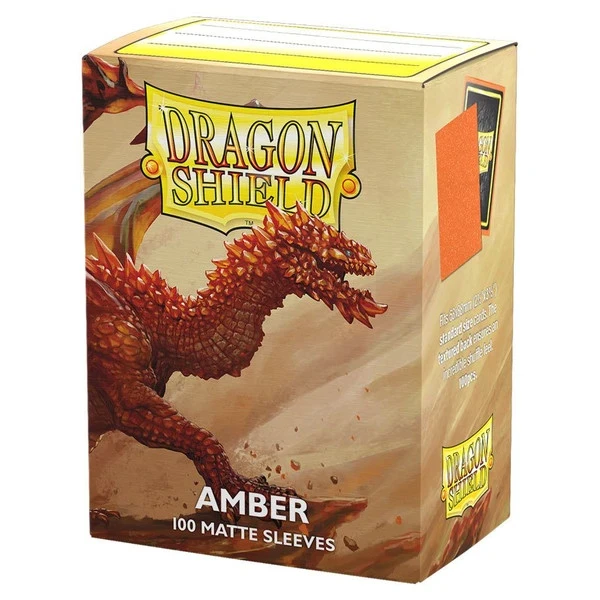 Dragon Shield: Amber Matte Sleeves (100 Count)