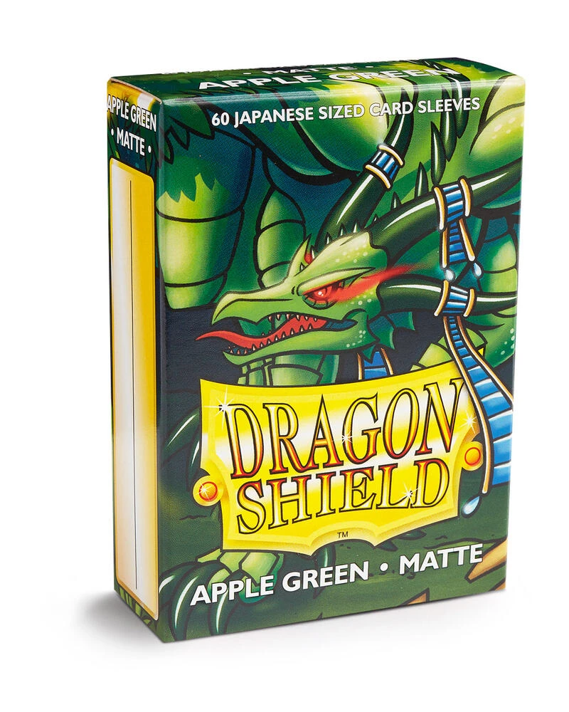 Dragon Shield: Apple Green Matte Japanese Size (60 Count)