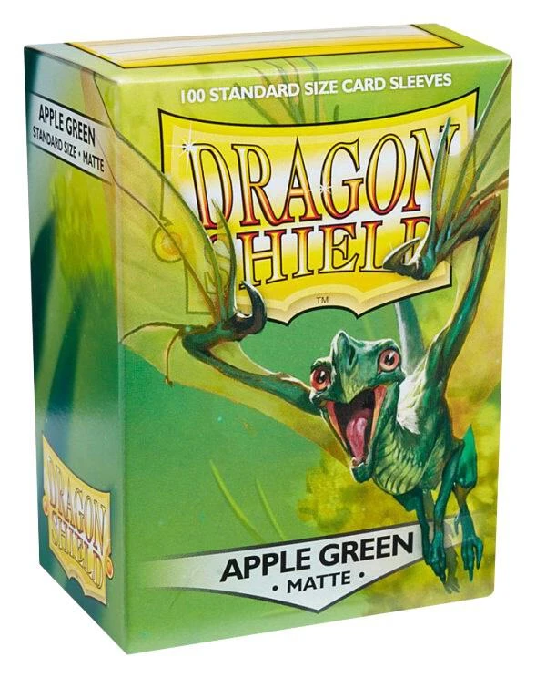 Dragon Shield: Apple Green Matte Sleeves (100 Count)