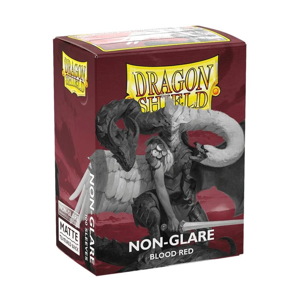 Dragon Shield: Blood Red Non-Glare Sleeves (100 Count)
