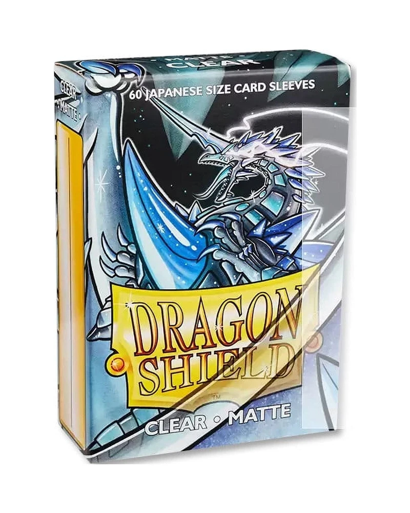 Dragon Shield: Clear Matte Japanese Size (60 Count)