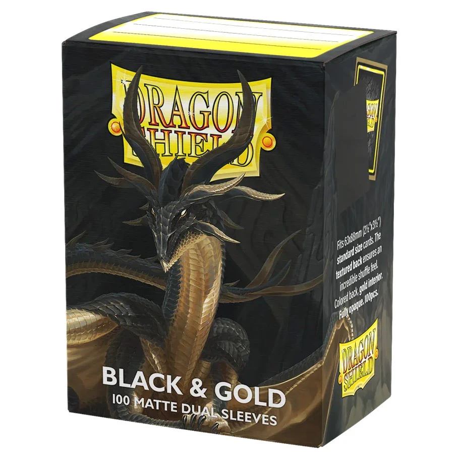 Dragon Shield: Dual Matte Black and Gold