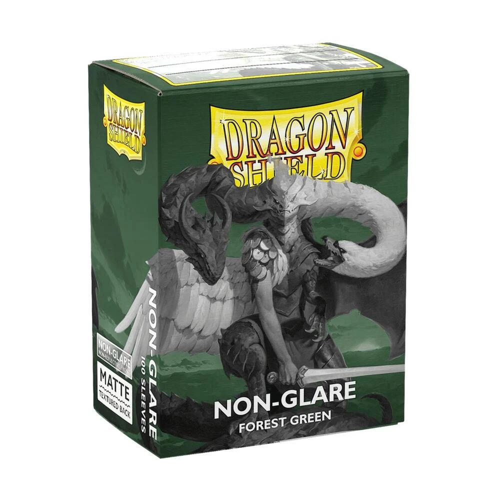 Dragon Shield: Forest Green Non-Glare Sleeves (100 Count)