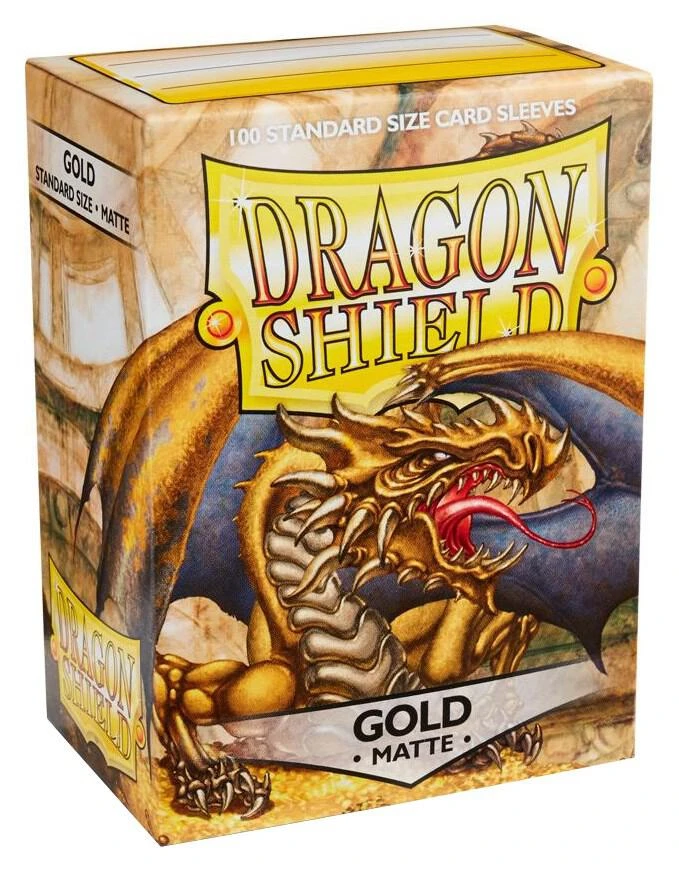 Dragon Shield: Gold Matte Sleeves (100 Count)