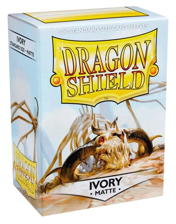 Dragon Shield: Ivory Matte Sleeves (100 Count)