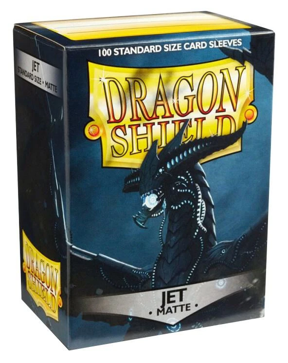 Dragon Shield: Jet Matte Sleeves (100 Count)