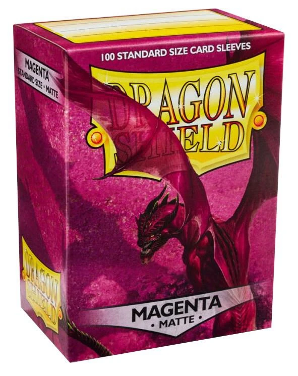Dragon Shield: Magenta Matte Sleeves (100 Count)