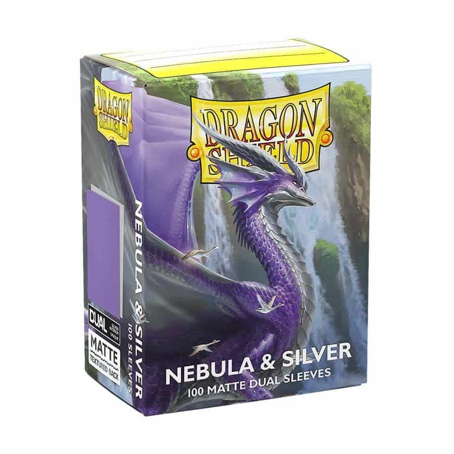Dragon Shield: Nebula & Silver Matte Dual Sleeves (100 Count)
