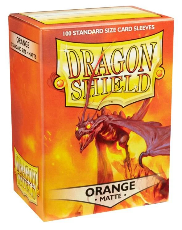 Dragon Shield: Orange Matte Sleeves (100 Count)