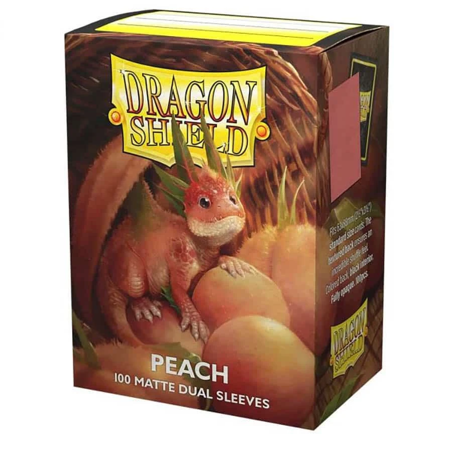 Dragon Shield: Peach Dual Matte Sleeves (100 Count)