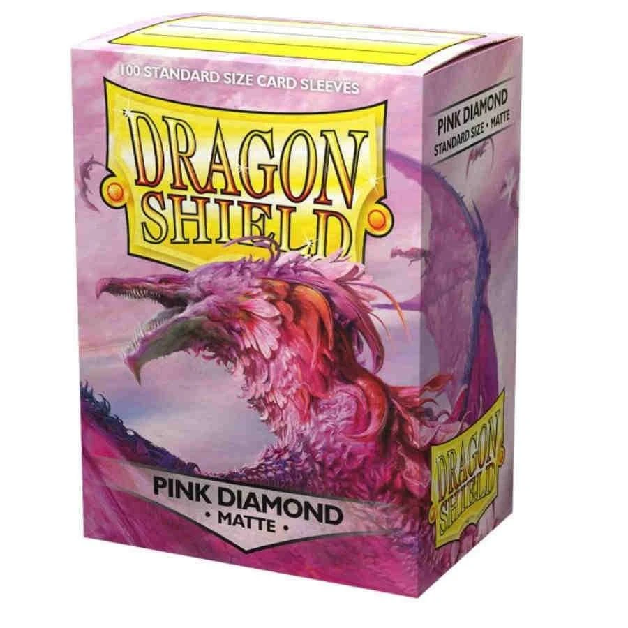 Dragon Shield: Pink Diamond Matte Sleeves (100 Count)